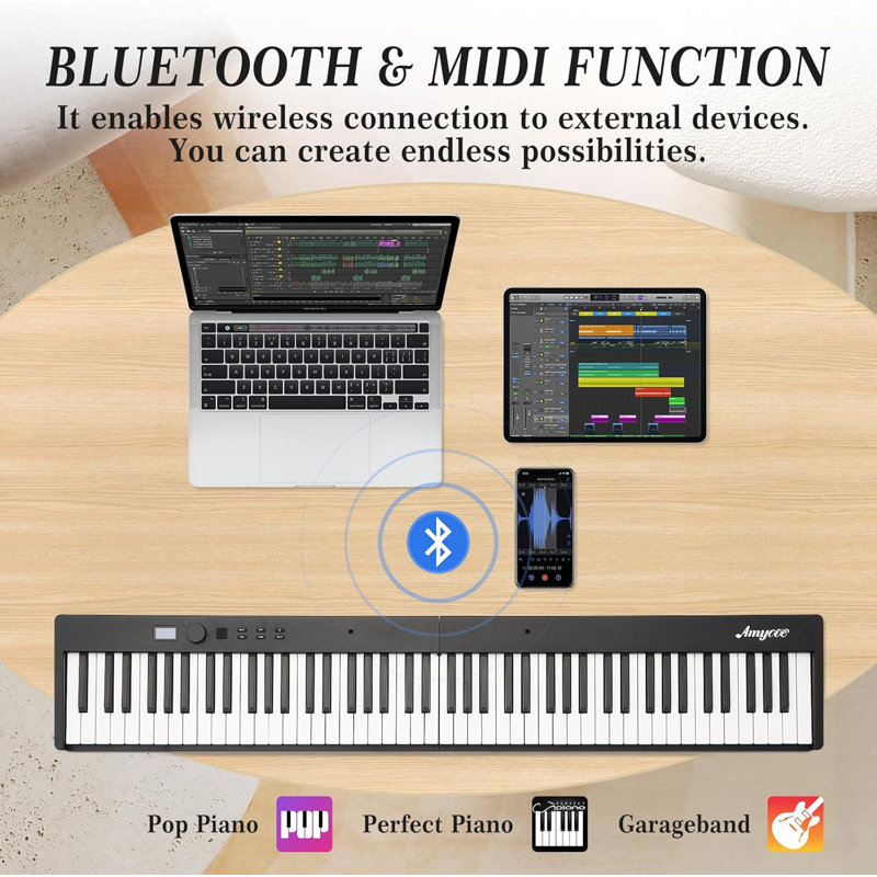 Bluetooth musical keyboard shop